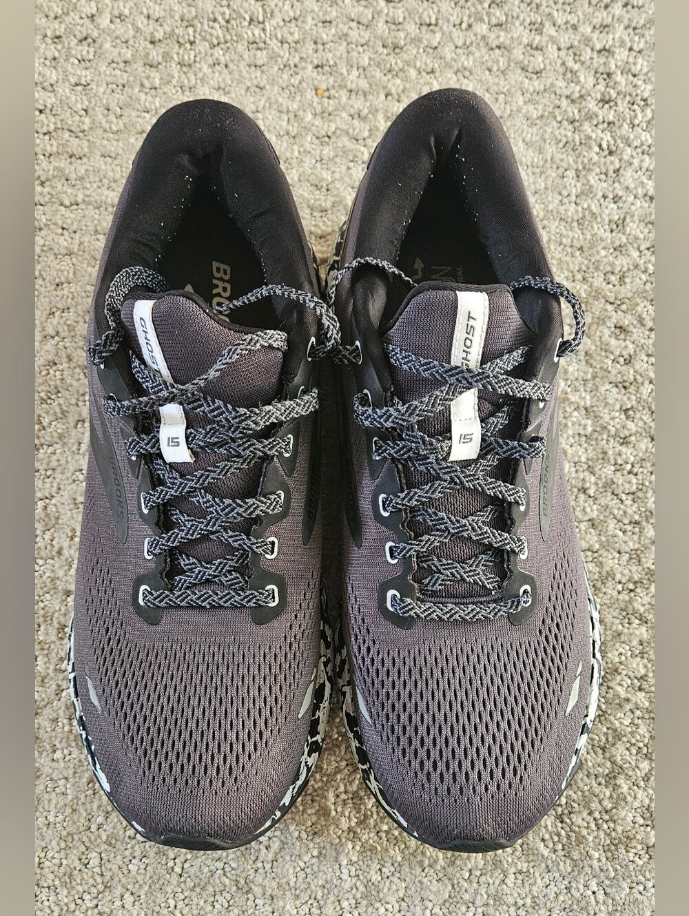 Brooks Ghost Men’s Running Shoes - Black/Gray